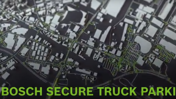 Secure truck parking