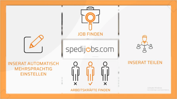 Spedijobs funktioniert